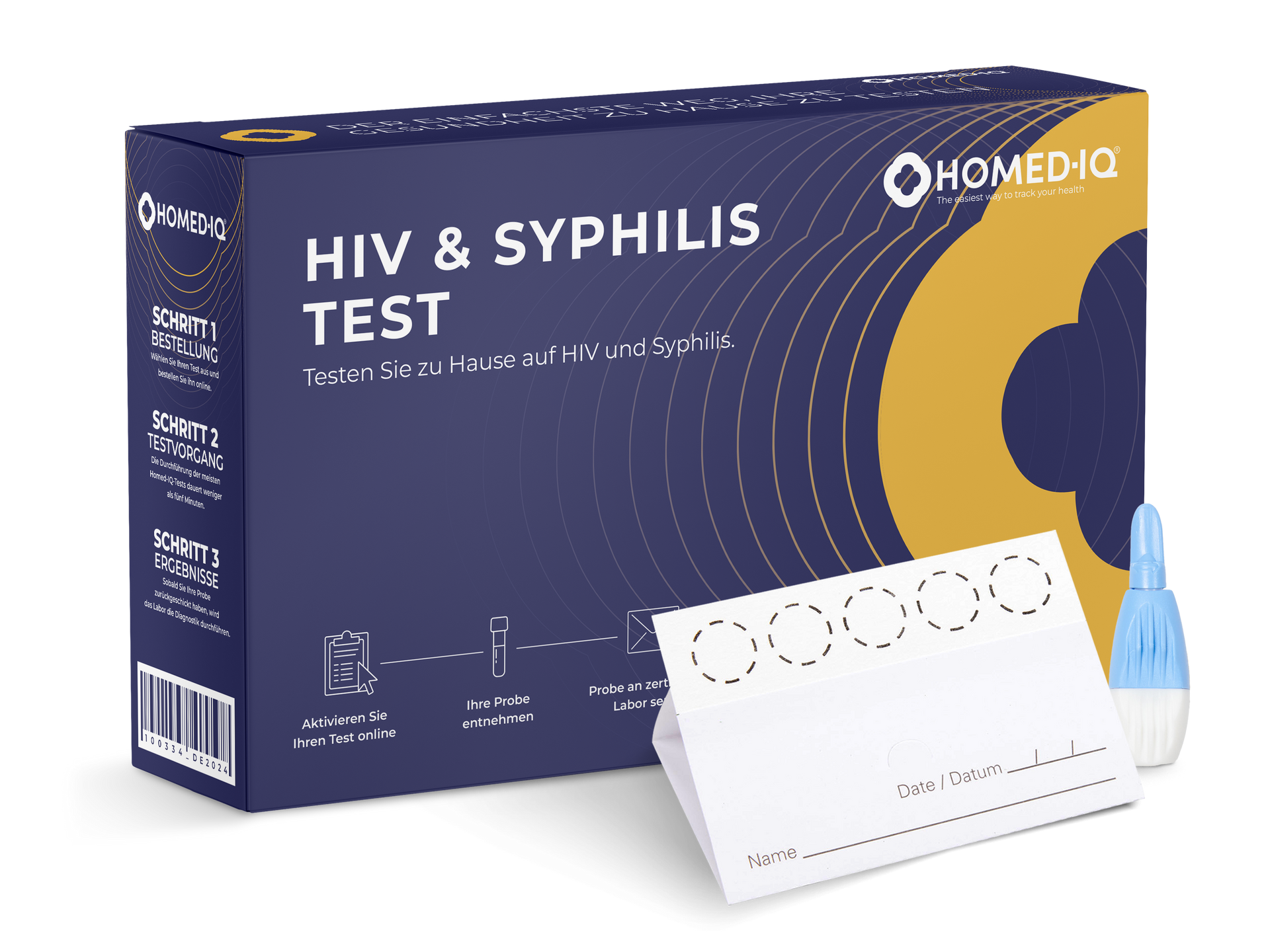 HIV-, Syphilis- und Hepatitis-B-Test